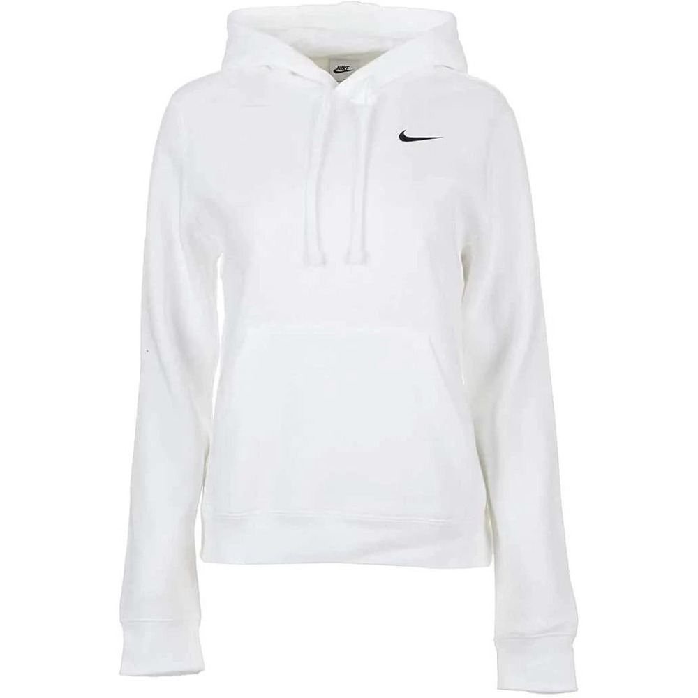 NWT Nike Women's XL White Sportswear Fleece Hoodie Cotton